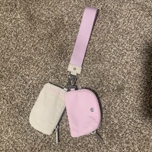 Lululemon dual pouch wristlet